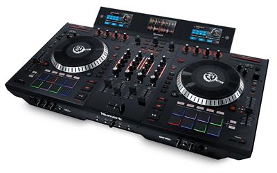 Controlador motorizado con mezcladora y display para DJ