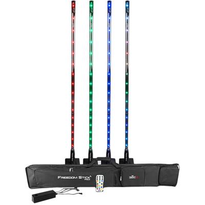 Pack 4 barras de efectos led RGB.