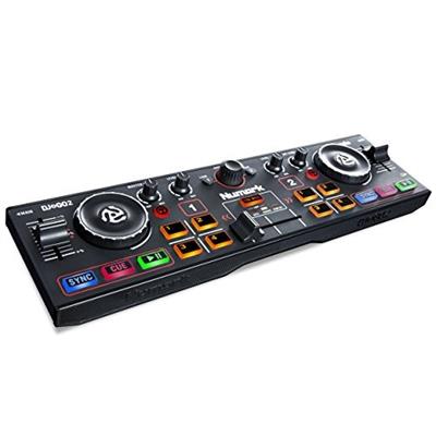CONTROLADOR DJ PORTATIL CON INTERFAZ DE AUDIO.