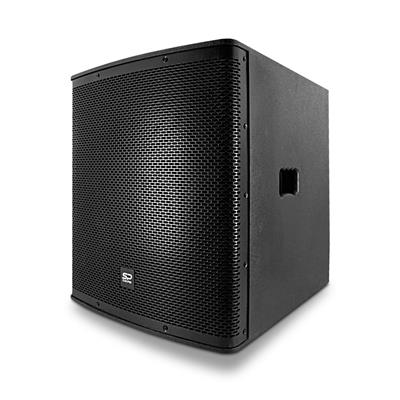 Subwoofer 18" Amplificado de 600w RMS.  