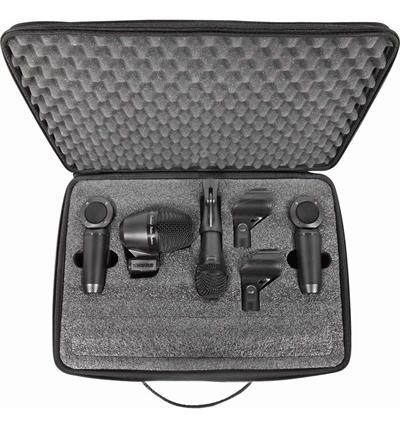 Paquete de 4 micrófonos para estudio o PA, 2 x PGA181, 1 x PGA52, 1 x PGA57, cables y soportes