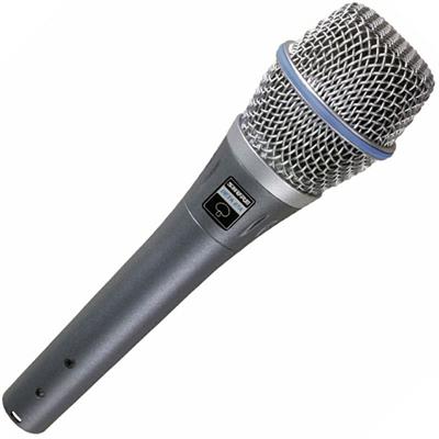 Vocal, condensador, super cardioide