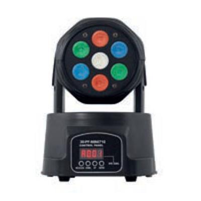 CABEZA MINI WASH
4 EN 1  7 LEDS DE 12W RGBW 
PERFETTI