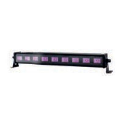BARRA DE LUZ NEGRA CON 
9 LEDS DE 3 WATTS CADA 
UNO, 60 CM DE LARGO CON 
SWITCH ON/OFF SIN DMX