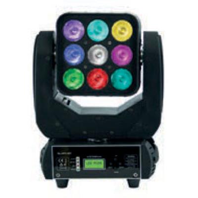 CABEZA BEAM MATRIX 
 CUADRADA 9 LEDS DE 10W
RGBW 4 EN 1