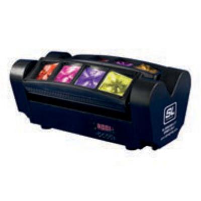 EFECTO BEAM SPIDER  MINI 
24W, 2 BRAZOS CON 4 LEDS 
DE 3W RGBW