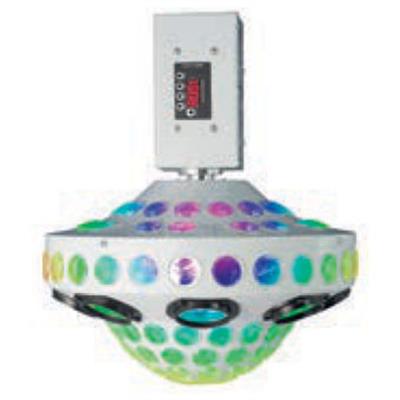 EFECTO HONGO 360º 
SUSPENDIBLE GIRATORIO, 
RGB + LÁSER 