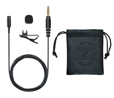 Micrófono digital lavalier, condensador, omnidireccional, cable de 1.2 mts con conector 3.5mm TRRS