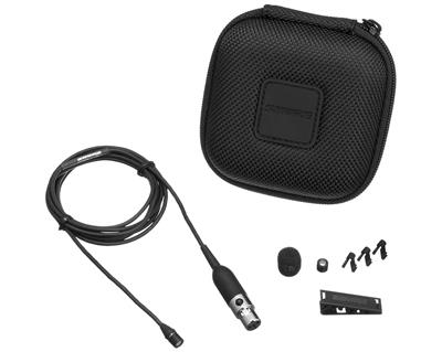 Lavalier, condensador, cardioide, Sub miniatura, cable 1.5m, conector TQG para bodypack