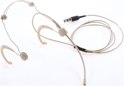 Diadema, condensador, super cardioide, Para vocalistas y coros, color piel, conector TA4F