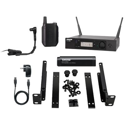 Sistema inalámbrico montable en rack con bodypack y micro para instrumento Beta98H/C