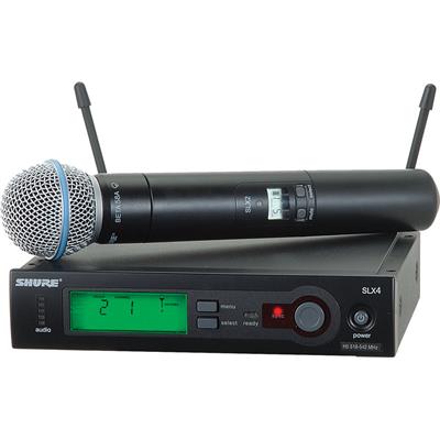 Receptor SLX4, Transmisor SLX2/Beta58 vocal de mano con Beta58