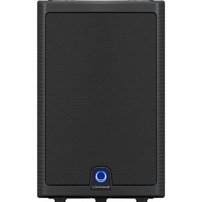 Bafle activo Turbosound, Serie Milan, 10" pulgadas, 600 watts y dos vías, amplificador eficiente de clase D, peso ligero perfecto para giras. 2 canales de entrada, línea y micrófono, procesador de señal Klark Teknik, peso neto: 13.3 kg, dimensiones: 522 mm x 329 mm x 294 mm, respuesta de frecuencia: 55 Hz - 18 kHz ± 3dB, SPL máximo: 126 dB pico