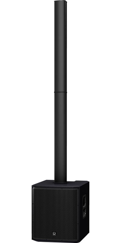 Altavoz amplificado de columna modular de 1,000 watts para aplicaciones portátiles y reproducción de música de alta calidad, tecnología Clase D, subwoofer de 12” pulgadas y 16 drivers de neodimio de 2.75” pulgadas, tecnología de sonido espacial de Klark Teknik (SST), mezcladora digital de 3 canales con ajuste de ganancia, reverb estéreo con calidad de estudio, control remoto por medio de iPad, iPhone y transmisión de audio por Bluetooth, dispersión de sonido extremadamente amplia que proporciona un sonido consistente para la audiencia y los artistas, pre-ajustes DSP para el tipo de aplicación y posicionamiento de los altavoces, interfaz de usuario de control giratorio único con pantalla LCD