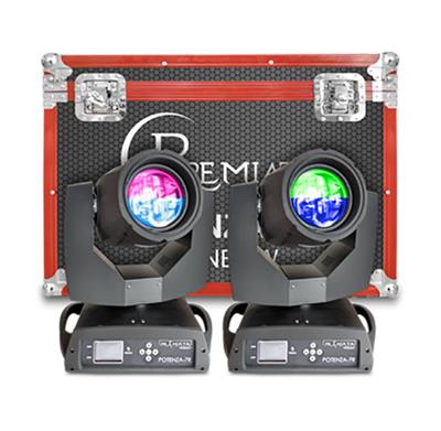 Cabeza robotica 7R, Lampara Osram de 230 Watts (Foco de Descarga), Disco de 12 Gobos + 6 Gobos Dicroicos, Prisma de 24 caras, Efecto FROST, Disco de 15 Colores, Pantalla tactil (Touch)