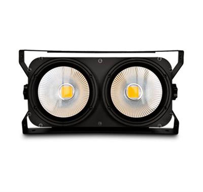 BLINDER LED 2 X 100 WATTS, BLANCO CALIDO, BLANCO FRIO,Panel ,Programación integrada 8 canales DMX512 LED