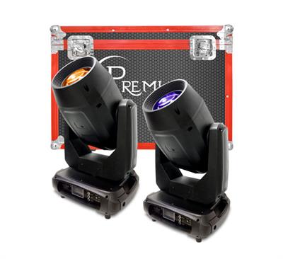  Cabeza móvil híbrida 3 en 1, BEAM/SPOT/WASH con lámpara de descarga de 380W. Gran versatilidad al disponer de aperturas desde 4º en modo BEAM, hasta 35º en modo SPOT y 55º en modo WASH.