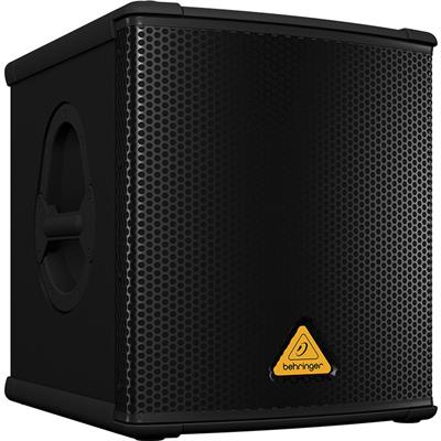 Subwoofer activo de alto rendimiento de 500 watts con crossover estéreo incorporado, para aplicaciones de PA, potente transductor de 12" pulgadas de larga excursión con bobina móvil de alta temperatura que proporciona graves increíblemente precisos, reproducción precisa de frecuencias ultra bajas, amplificador de vanguardia Clase D de 500 watts