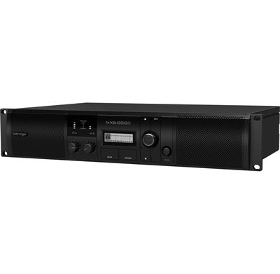 Amplificador de potencia Clase D ultra ligero de 6,000W con control DSP y compensación de impedancia de altavoz SmartSense, potencia de 2x3,000W a 4 ohms y 2x1600W a 8 ohms