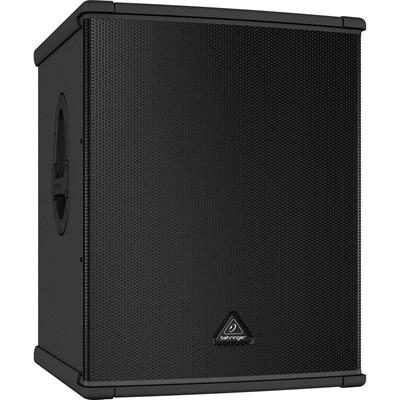 Subwoofer activo de alto rendimiento de 3,000 watts con altavoz Turbosound de 18" pulgadas y crossover activo estéreo incorporado que proporciona salidas filtradas de paso alto para altavoces de gama completa