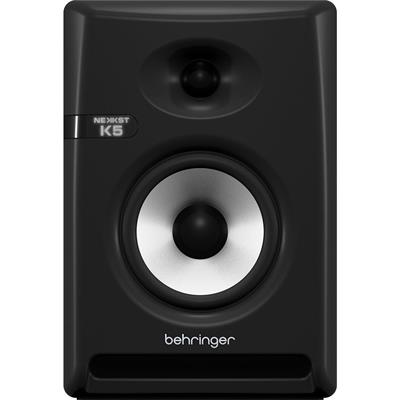 Monitor activo biamplificado para estudio, sonido potente y claro, driver LF de 5" pulgadas de cono de fibra de vidrio resistente a la deformación, diseñado por KRK, tweeter domo de seda de 1" pulgada, potencia: 100 watts, entradas: 1 x XLR, 1 x 1/4", 1 x RCA, ajusta la respuesta a tu room específico, avanzada tecnología de guía de onda que crea una dispersión acústica y zona dulce extremadamente larga, controles de ecualización.