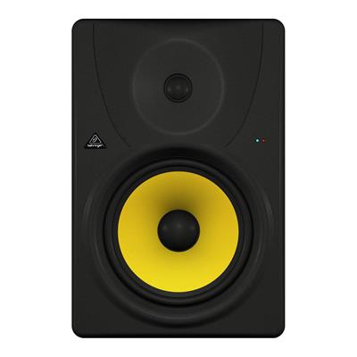 Monitor ultra lineal de estudio con diseño activo, amplificadores de precisión Clase AB con circuitos de protección activa: 50 watts LF y 5 watts HF, tweeter de cúpula de seda de 1" de alta resolución para una gran reproducción del sonido, woofer de 8" pulgadas con cono de kevlar
