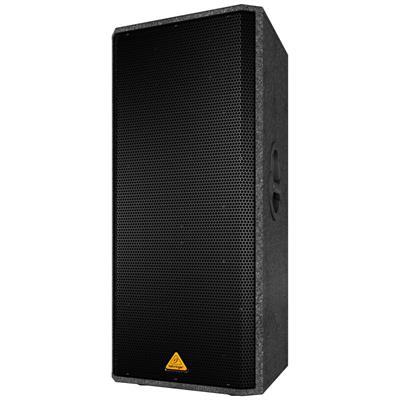 Altavoz profesional de 2 vías con woofer dual de 15" pulgadas de larga excursióny driver de compresión de 1.75" con diafragma de titanio, potencia: continua: 500 watts, pico: 2,000 watts