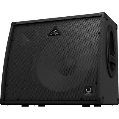 Combo biamplificado para teclado, potencia de 600 watts, 4 canales con volumen independiente y envío de FX por canal, altavoz Turbosound original de 15" pulgadas y driver de 1" pulgada, amplificador Clase D, procesador Multi FX Klark Teknikcon 100 preajustes que incluyen reverb, chorus, flanger, delay, pitch shifter y varios multiefectos