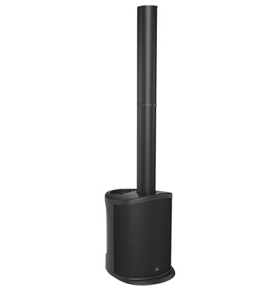 Altavoz de columna Clase D de 200W con subwoofer de 8" y 4 drivers de 2.5" alta frecuencia, transmisión de audio por Bluetooth, iluminación LED, remoto, ideal para aplicaciones de PA portátiles y reproducción de música de alta calidad, dispersión de sonido extremadamente amplia con sonido consistente, reproductor MP3