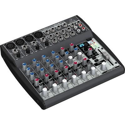 Mezcladora analógica premium de 12 entradas y 2 buses con preamplificadores Xenyx, ecualizador británico neo clásico de 3 bandas para un sonido cálido y musical, procesador multi efectos con 100 increíbles preajustes