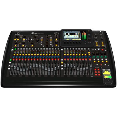 Mezcladora digital de 40 entradas y 25 buses, 32 preamps MIDAS programables, 25 faders motorizados de 100 mm, LCDs de canal, interface de audio USB de 32x32 canales con control remoto DAW emulando HUI* and Mackie Control, aplicaciones de iPad/iPhone para operación remota profesional (no se requiere PC host), 16 salidas XLR, 6 E/S de línea adicionales, 2 conectores phone y sección talkback con micrófono integrado o externo, LCD Scribble Strips individual y dinámico en todos los canales y buses, TFT a color de alta resolución, LRC principal, 6 buses de matriz y 16 buses de mezcla, cada uno con insertos, ecualizadores paramétricos de 6 bandas y procesamiento dinámico completo, 8 grupos DCA y 6 mute, FX rack virtual que cuenta con 8 slots FX true-stereo