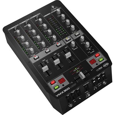 Mezcladora profesional de DJ, 3 canales de ruido ultra bajo con preamplificadores phono de última generación, interface USB/Audio integrada para grabación y reproducción de cualquier archivo de música digital, funciona con PC o Mac
