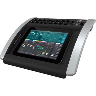 Mezcladora digital de 18 canales y 12 buses para tablets Android/iPad con 16 preamps MIDAS programables, ideal para aplicaciones en vivo y en estudio, enrutador Wifi tri-modo integrado para operación directa sin necesidad de enrutadores externos, interface bidireccional Audio/USB de 18x18 canales para grabación directa, revolucionario Dugan*-style Auto-Mixing que gestiona automáticamente la ganancia compartida del micrófono, galardonado rack de efectos X32 con 4 ranuras de FX estéreo que incluye simulaciones de alto nivel como Lexicon 480L* y PCM70*, EMT250* t Quantec QRS* etc.