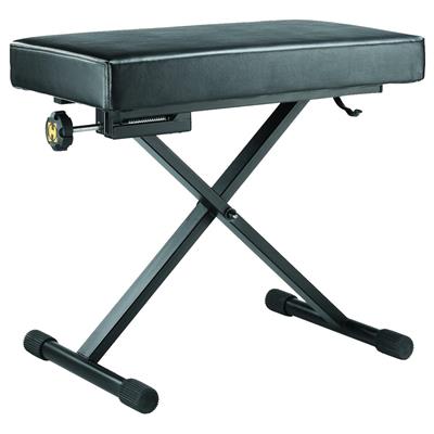 Banco hercules para tecladista. modelo: kb200b. cómodo y fácil de transportar. grueso y cómodo asiento acolchado. sistema ez para rápidos cambios de altura entre 4 posiciones pre ajustadas. ajuste de precisión que permite otros 8 cm de regulación extra. plegable para un transporte fácil.