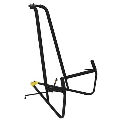 Soporte hercules para contrabajo, acceso directo entre el instrumento y el arco