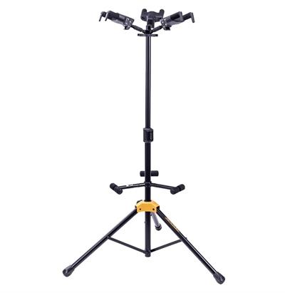 3 cabezas “Auto Grip System” sujetan tus guitarras o bajos de forma segura al soporte