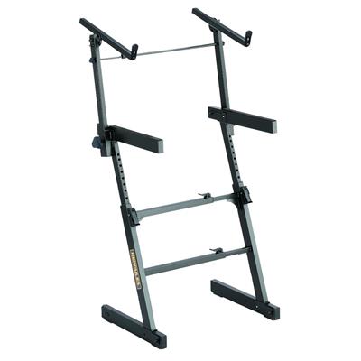 Soporte para teclado, tipo Z, para 2 teclados