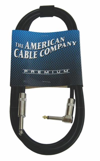 CABLE DE INSTRUMENTO LINEA PREMIUM DE PLUG 6.3 A PLUG 6.3 EN ANGULO 