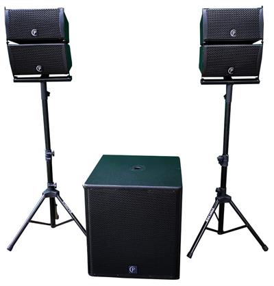 LINE ARRAY CON SUB 18 Y 4 MEDIOS 
