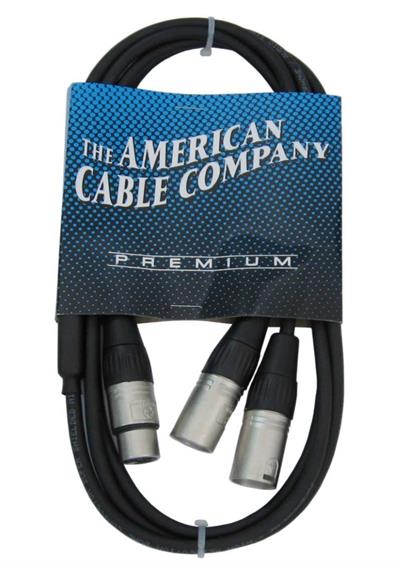 CABLE EN Y CON UN XLR HEMBRA A 2 XLR MACHOS CALIDAD PREMIUM LARGO 3 MTS