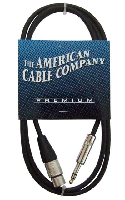 CABLE MIXTO XLR HEMBRA A PLUG STEREO CALIDAD PREMIUM LARGO 1.8 MTS