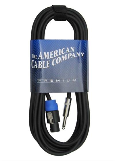CABLE DE AUDIO MIXTO CALIBRE 14, 2 HILOS, CONECTOR SPEAKON ANL4FC A PLUG YS224 LARGO 9 METROS 
