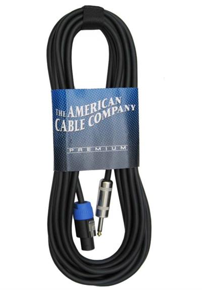 CABLE DE AUDIO MIXTO CALIBRE 16, HILOS 2, CONECTOR SPEAKON ANL4FC A PLUG JUMBO A184U LARGO 9 METROS 