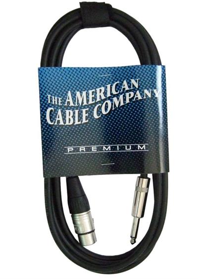 CABLE MIXTO CON XLR HEMBRA A PLUG 6.3 CALIDAD PREMIUM LARGO 6 METROS 