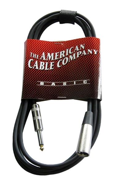 CABLE MIXTO XLR MACHO A PLUG 6.3 BASICO LARGO 6 METROS