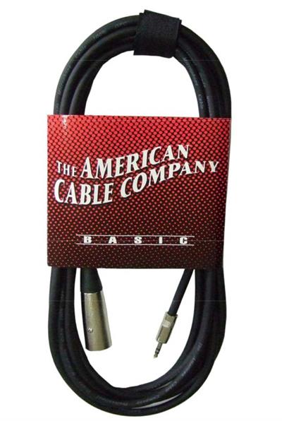 CABLE MIXTO DE XLR MACHO A PLUG 3.5 ESTEREO BASICO LARGO 4.5 METROS