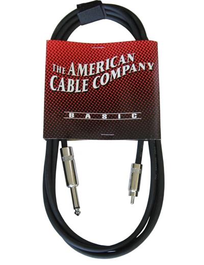 CABLE MIXTO DE PLUG 6.3 A RC MACHO BASICO LARGO 3 METROS 