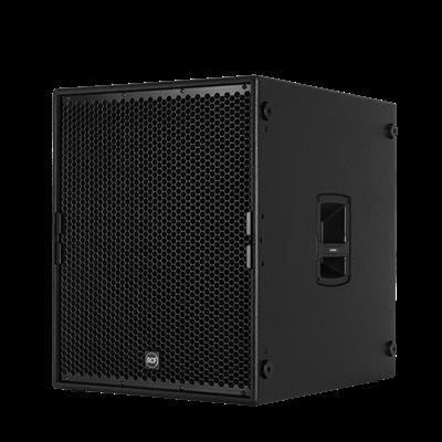 SUB 9004-AS
SUB-BAJO ACTIVO DE ALTA POTENCIA
2800 W DE POTENCIA
136 DB SPL MÁX.
CONTROL Y MONITORIZACIÓN REMOTOS POR RDNET
1 X TRANSDUCTOR DE BAJOS DE 18" CON HYPER VENTILATION Y NEODIMIO
