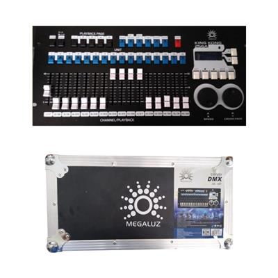CONSOLA DE ILUMINACION
DMX 256 CH PRESETS DE
MOVIMIENTO Y CASE
