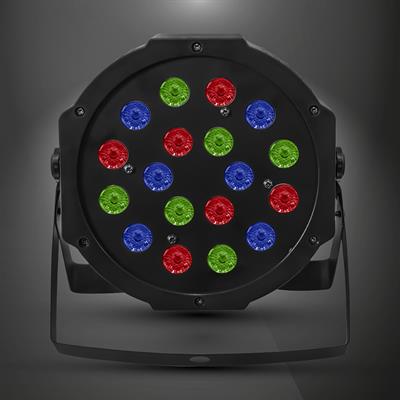 PAR LED 18x1w RGB DMX